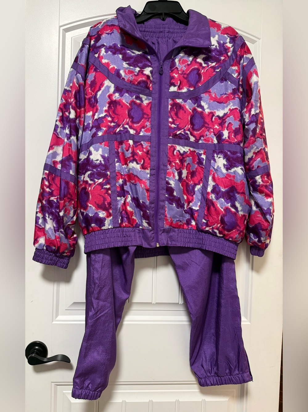 Vintage 90’s Lavon Abstract Windbreaker Set